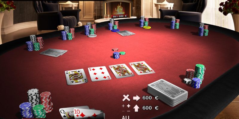 4 vòng cược diễn ra trong Poker Luck8