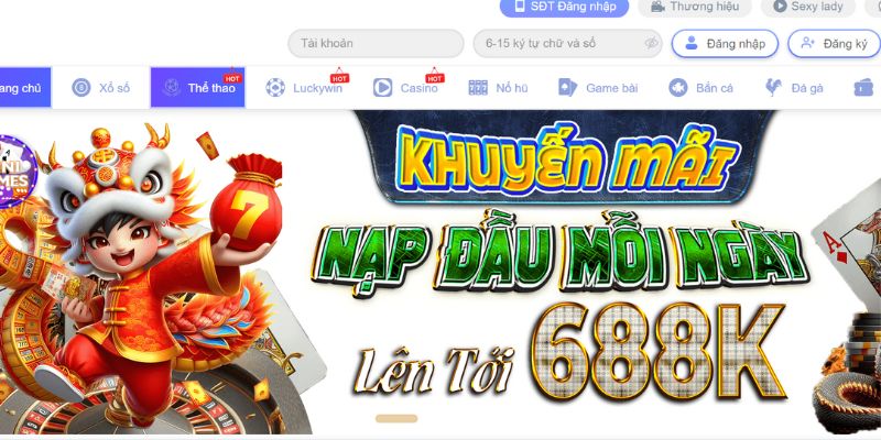 Đi đến website chính chủ của nhà cái để đăng kí Luck8