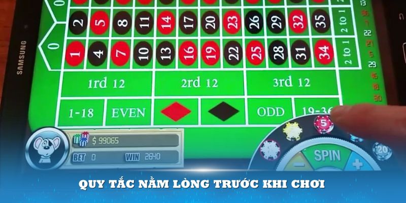 Quy tắc nằm lòng trước khi chơi Roulette Luck8