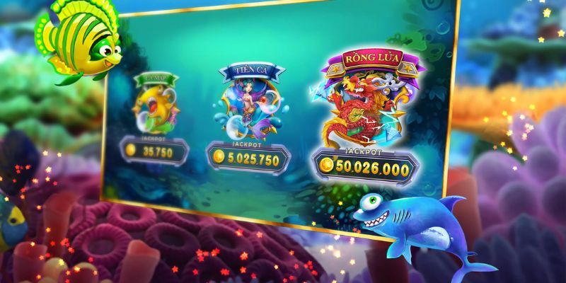 Tính năng ưu việt, săn được nhiều con mồi khác nhau tại Jackpot đánh cá 